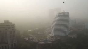 Delhi weather: Dust engulfs parts of Delhi-NCR, air quality slips to ‘poor’