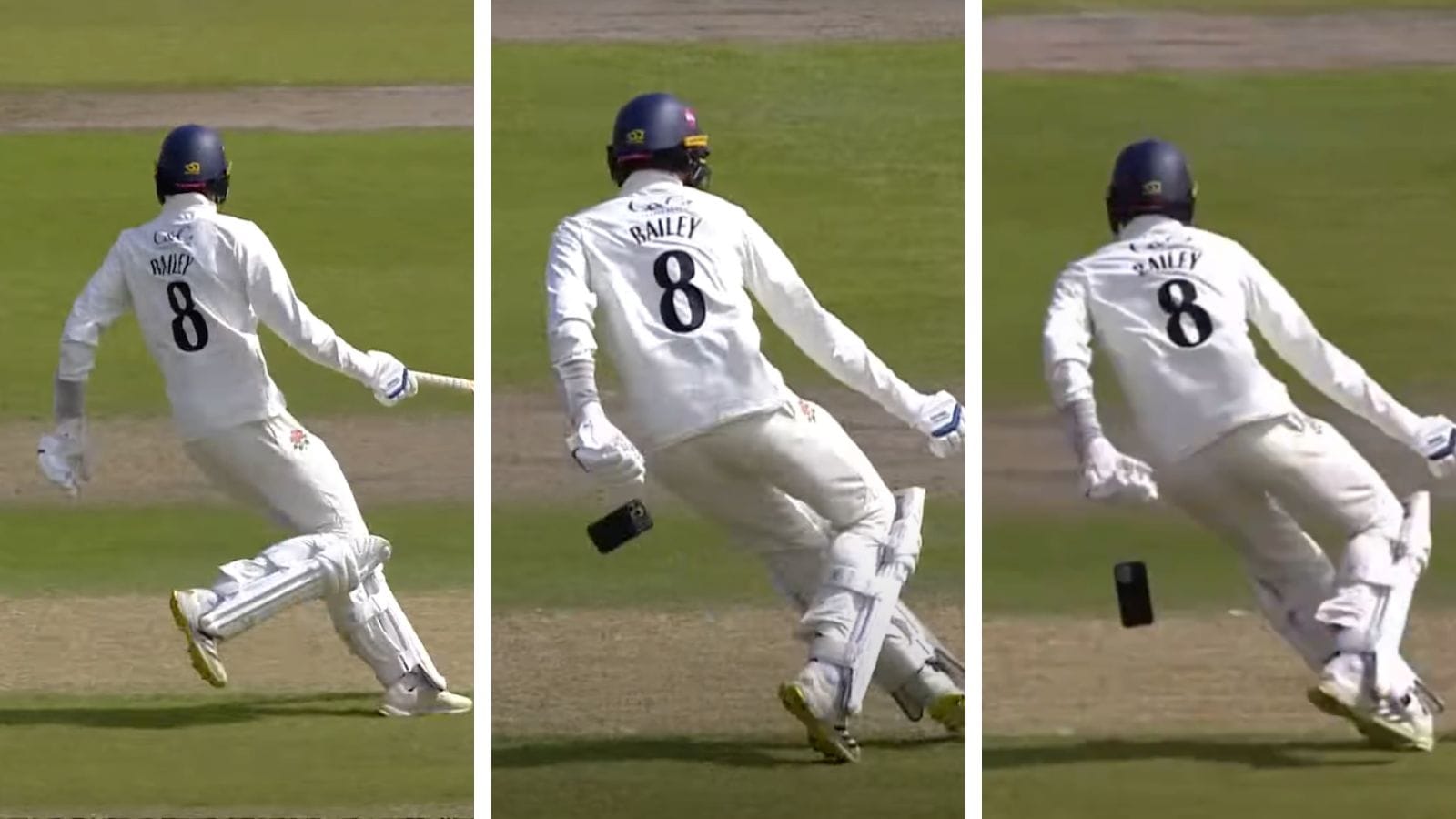 WATCH: Lancashire player drops mobile phone while batting in County cricket, courts controversy and hilarious social media response | Cricket News