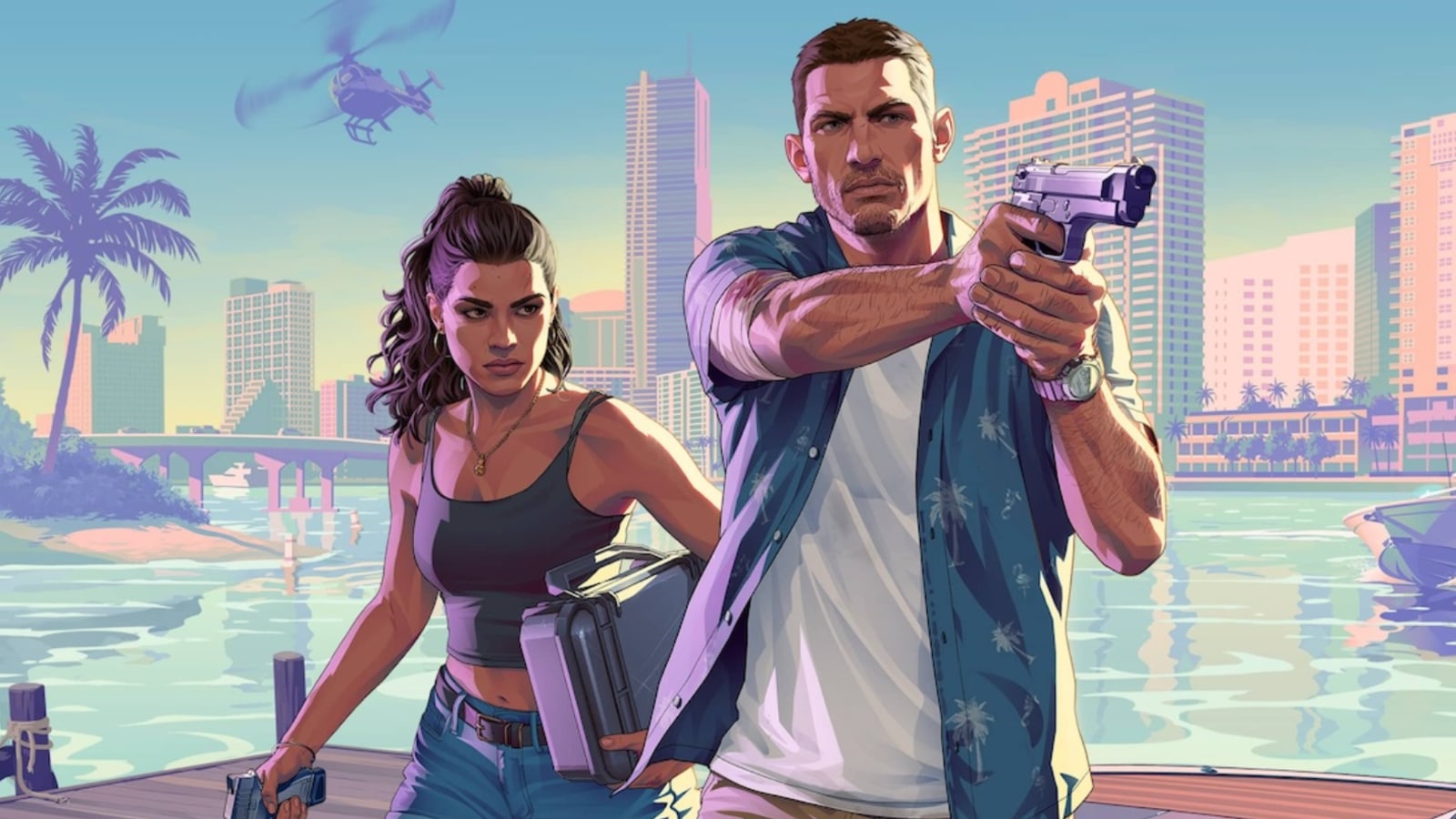 GTA VI 2nd trailer, captured on PlayStation 5, released