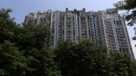 ghaziabad, Prateek Grand City condominium complex lift news, indian express