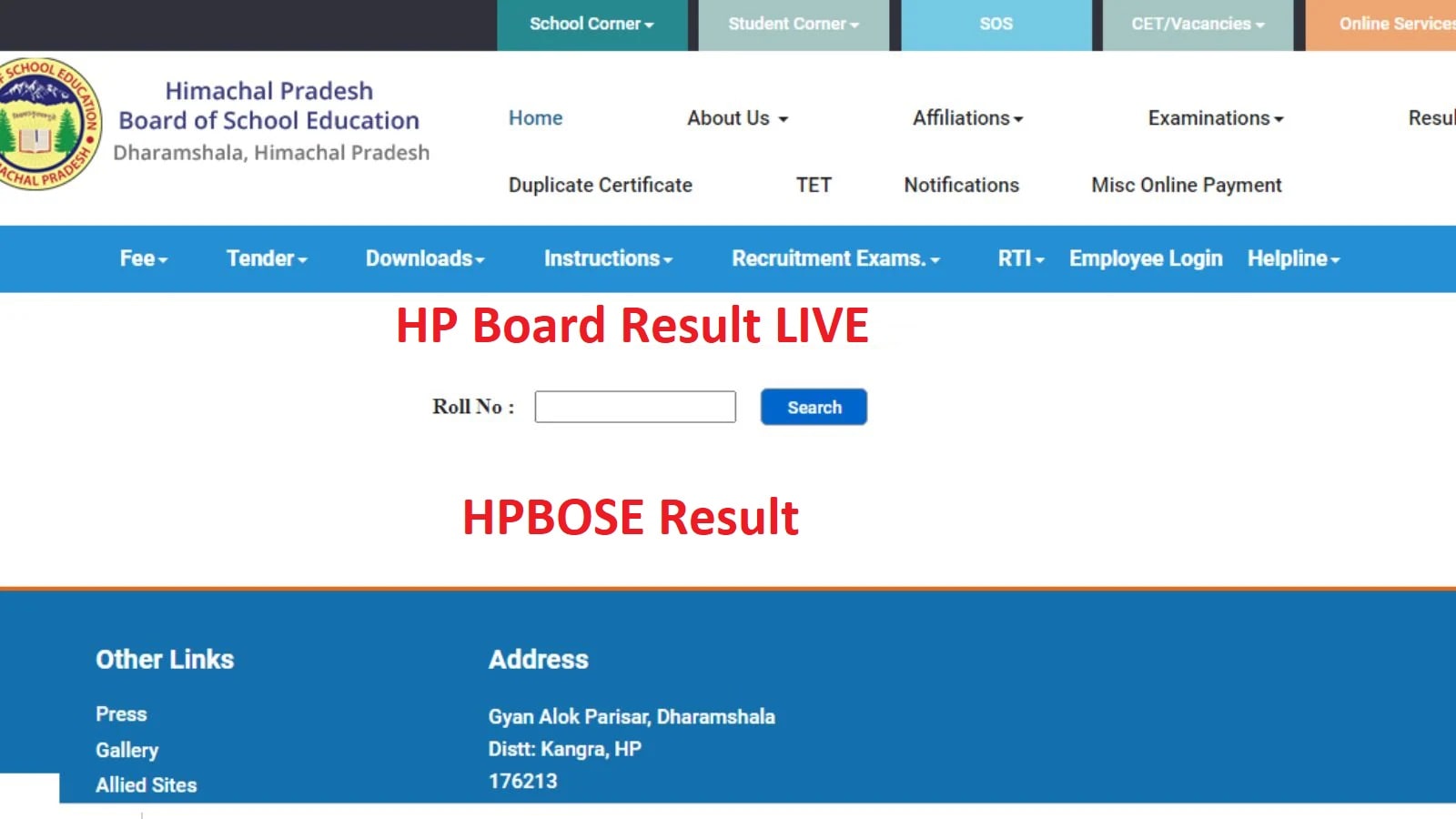 HPBOSE HP Board 12th Result 2025, hpbose.org LIVE Updates: Class 12th result out at hpbose.org, 83.16% students pass