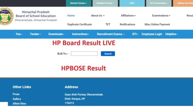 HPBOSE HP Board 12th Result 2025, hpbose.org LIVE Updates: HP Board 12th result today at hpbose.org