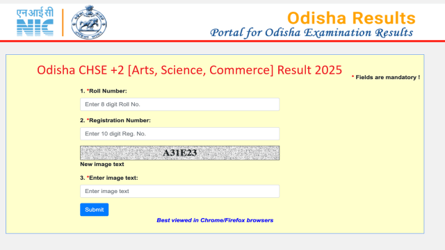 Odisha plus two result