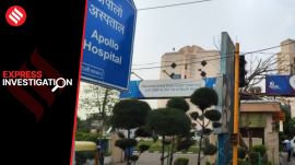 SC has asked hospital to submit bed strength, OPD records. (Express photo by Abhinav Saha)