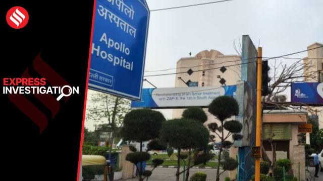 SC has asked hospital to submit bed strength, OPD records. (Express photo by Abhinav Saha)