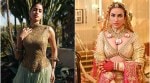 Janhvi Kapoor turned heads in a custom Anamika Khanna outfit, Aditi Rao Hydari wore couture by Rahul Mishra, and Ruchi Gujjar went viral with her PM Modi-inspired necklace (Source: Instagram)