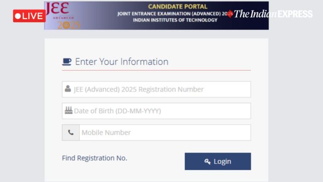 JEE Advanced Results 2025 Live updates