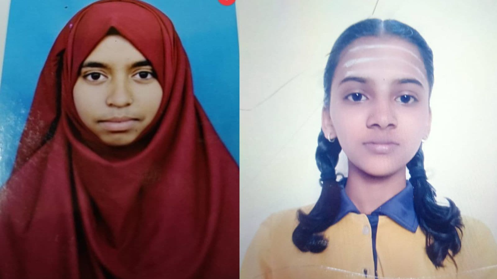 Shagufta Anjum (left), a native of Bihar, moved to Karnataka for her education; the academic excellence of Roopa Chanagouda Patil has echoes in her family, as her elder sister, Vaishnavi, secured 90% in the second-year of Pre-University Course (Science). (Express Photo)