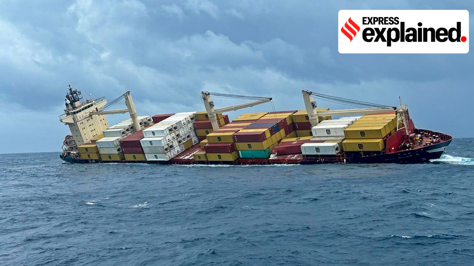 Ship sinking off Kerala coast triggers oil spill concerns immediately