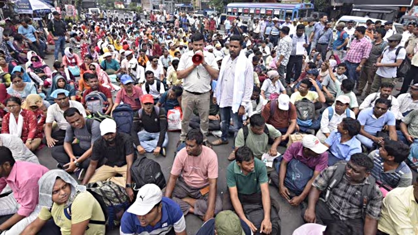 ‘Should there not have been a Laxman Rekha on corruption?’: Agitating teachers say on Mamata’s comments as sit-in protest continues for 14th day