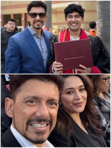 Double celebration for Madhuri Dixit and her family