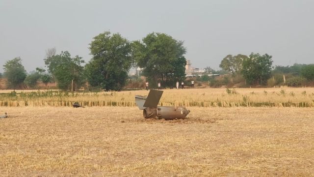 According to the district administration of Sirsa, the remnants of missile-like objects were found at two places in the fields of Sirsa, near the Air Force station.