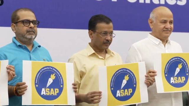 Aam Aadmi Party (AAP) chief Arvind Kejriwal on Tuesday relaunched the party’s students’ wing, renaming it ASAP
