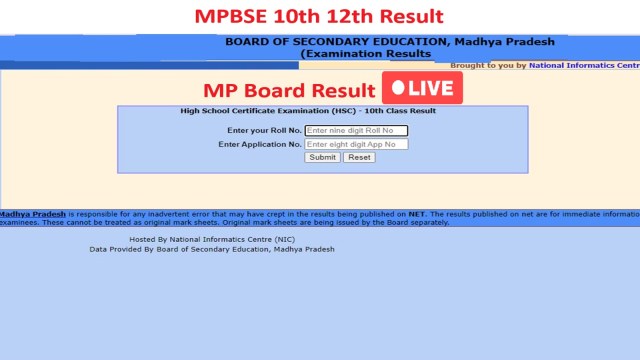 mp board result 2025, mpbse result 2025, madhya pradesh board result 2025