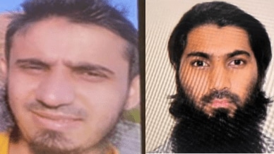 Explosive material, tents, a drone, and several electronic devices were seized from their possession, the police said.