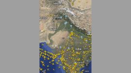 Flight operations at various Indian airports, particularly those close to the India-Pakistan border or in the vicinity of key Indian Air Force bases, have been impacted due to the developing situation. (Picture credit: Flightradar24)