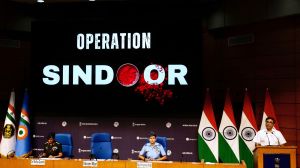 Foreign Secretary Vikram Misri, Colonel Sofiya Qureshi and Wing Commander Vyomika Singh were briefing the media in New Delhi on Wednesday.