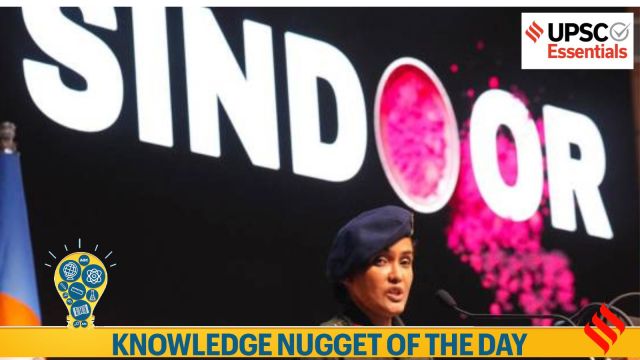 operation sindoor, upsc, military ops