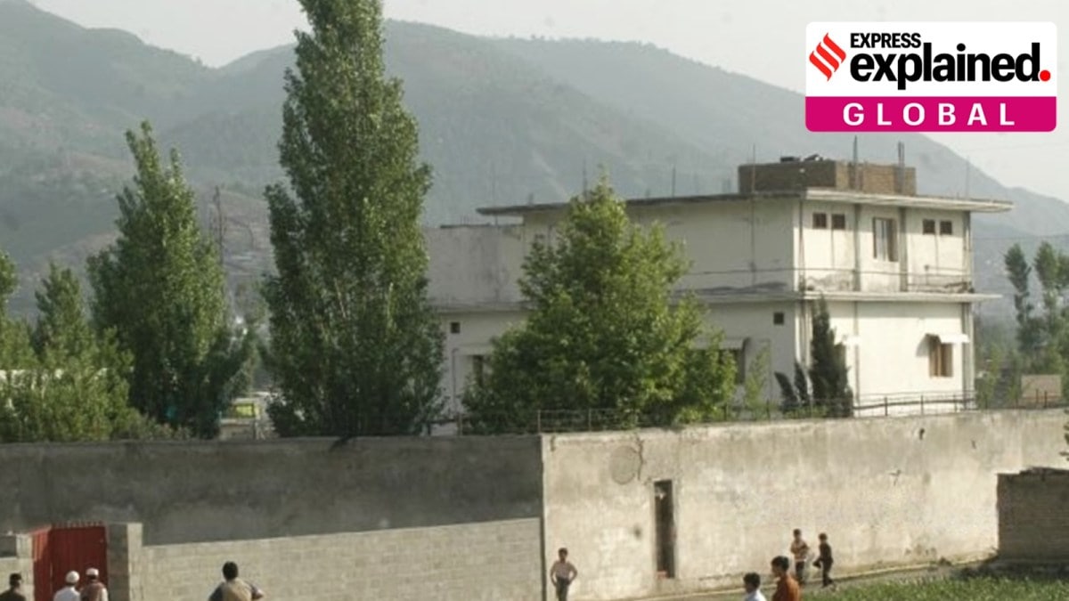 View of the house in Abbottabad, Pakistan, that Osama bin Laden resided in when he was captured and killed in 2011.