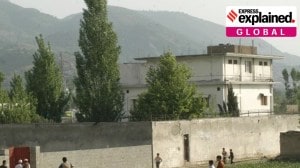 View of the house in Abbottabad, Pakistan, that Osama bin Laden resided in when he was captured and killed in 2011.