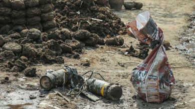 projectile debris, punjab, india pakistan,