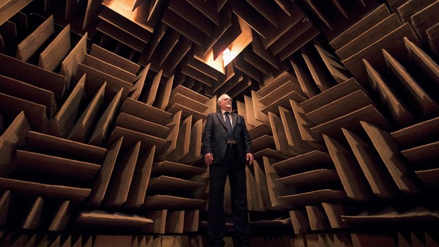 Step inside the quietest place on Earth—Orfield Laboratories’ anechoic chamber in Minneapolis—where silence is so deep you can hear your lungs.