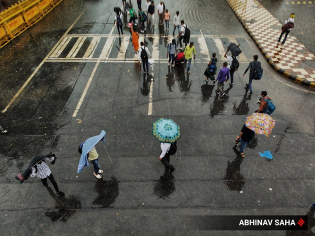 delhi rain, waterlogging, indian express
