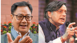 Kiren Rijiju came to Shashi Tharoor's defence after the 'super spokesperson' jibe by Udit Raj