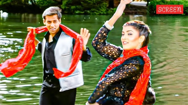 Salman Khan and Sushmita Sen in a still from Biwi No 1's 'Chunari Chunari'