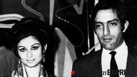 Mansoor Ali Khan Pataudi with Sharmila Tagore