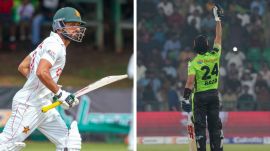 Sikandar Raza went from playing a Test for Zimbabwe in England to hitting the PSL 2025 final-winning runs in Lahore inside 24 hours. (Zimbabwe Cricket/X)