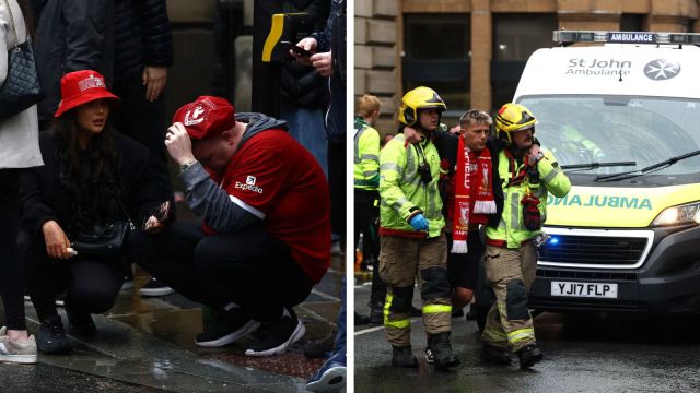  20 people were treated at the scene while ambulance officials said of the 27 taken to hospital, four were children. (Reuters)