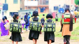 govt schools, government schools, government school students, private school students, school students, Ministry of Education, Andhra Pradesh, Telangana, Uttarakhand, Indian express news, current affairs