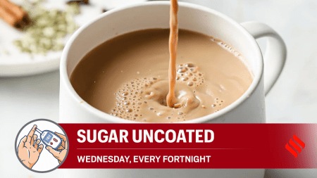 Let’s be clear — eating a piece of cake or a sweet once in a while doesn’t mean you’ll get diabetes.