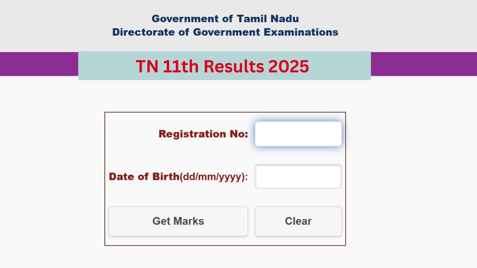 TN Board HSE (+1) 11th Result 2025 Date: Plus One result to be declared on May 19