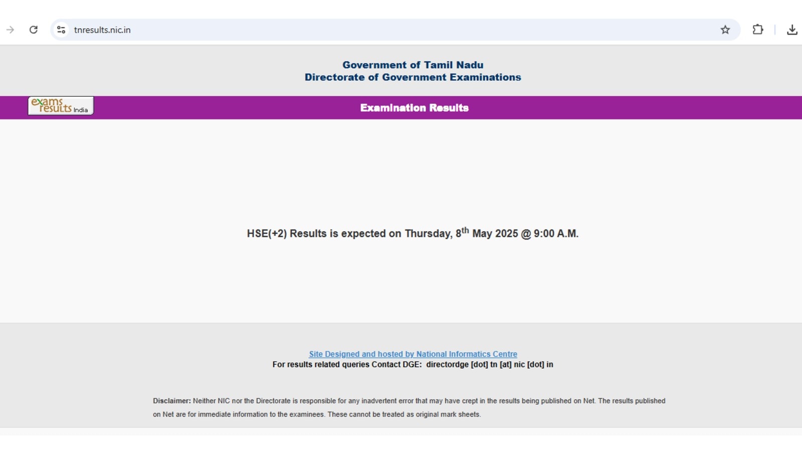 Tnresults.nic.in, Tamil Nadu Board +2 HSE Result 2025: Minor increase in pass percentage, check result at tnresults.nic.in, dge.tn.gov.in