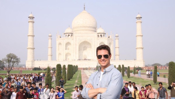 Tom Cruise visited Taj Mahal during the promotions of 'Mission Impossible: Ghost Protocol'