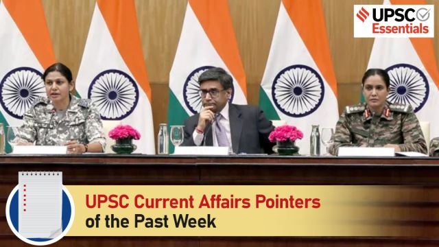 upsc, current affairs pointers, operation sindoor, defense