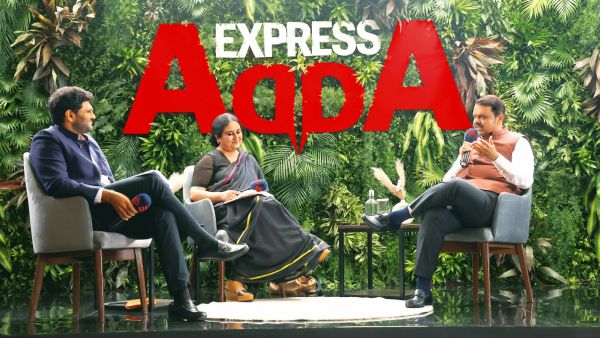 Devendra Fadnavis at Express Adda, Express Adda, Devendra Fadnavis, Devendra Fadnavis government, Ajit Pawar, Eknath Shinde, Mumbai news, Maharashtra news, Indian express, current affairs
