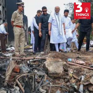 3 things podcast the indian express air india crash israel iran pune bridge collapse