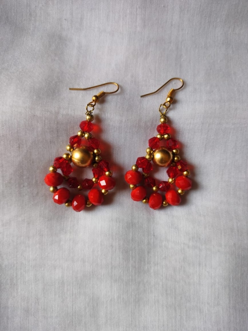 Earrings made by Girija 