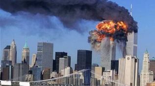 During the 9/11 attacks, two planes crashed into the World Trade Center towers,