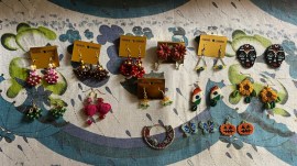 A collection of jewellery created by Girija, a woman with a rare genetic condition