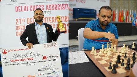 Abhijeet Gupta Delhi Open Chess title
