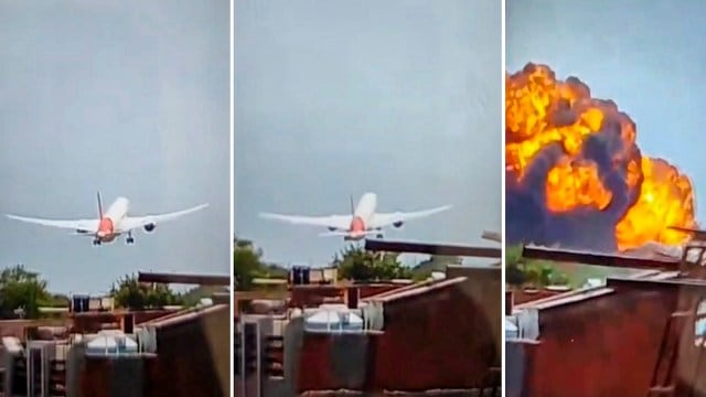 The moments leading to the crash of the London-bound Air India aircraft