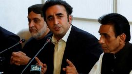 Former Pakistani Foreign Minister Bilawal Bhutto Zardari Indus
