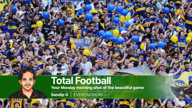 Boca Juniors fans during Club World Cup match against Benfica in Miami. (AP)