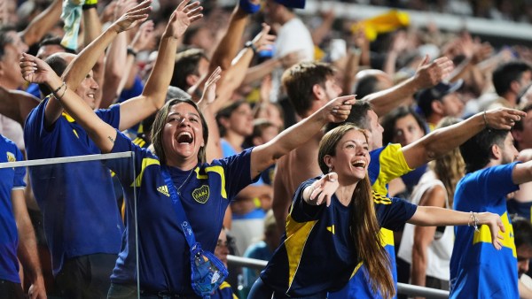 Boca Juniors supporters during Club World Cup match against Bayern Munich in Miami. (AP)