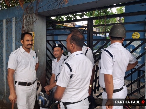 TMC MP Kalyan Banerjee said, "Police can't be deployed at every college. Male colleagues should be alert and save their female colleagues. (Express Photo/Partha Paul)