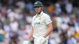 Former Australian wicketkeeper Ian Healy has slammed the move to make Cam Green bat at No.3. (AP)